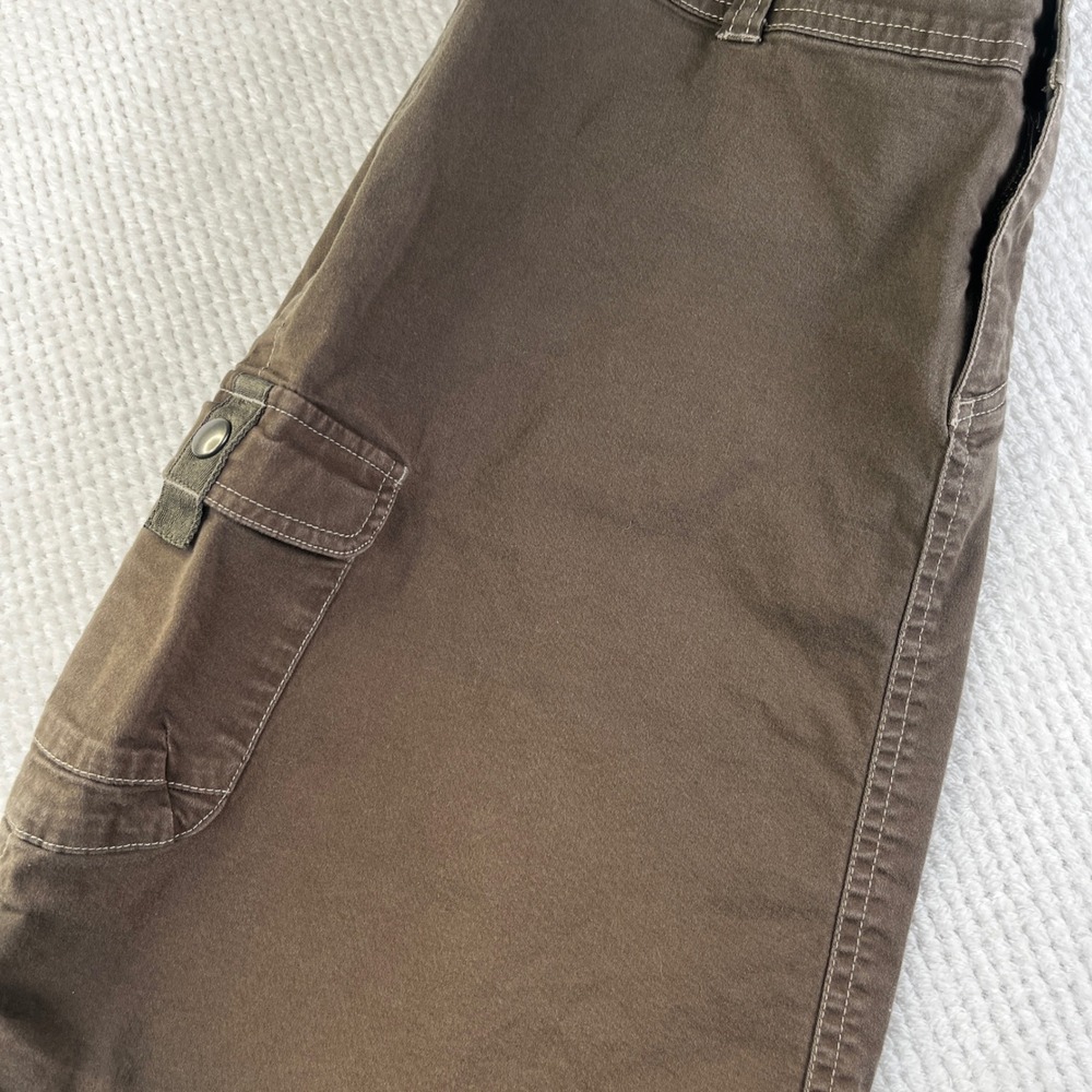 Kuhl‎ Brown Cotton Blend Cargo Mini Skirt Womens Size 8 RN 108846 H238